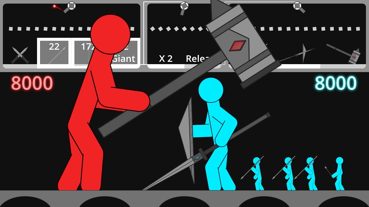 Giant Stickman Fight  - Color & Conflict