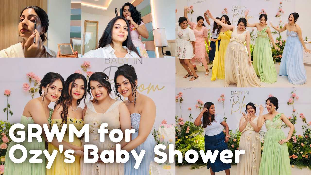 GRWM for Ozy’s Baby Shower 👶🏻 | Ishaani Krishna.