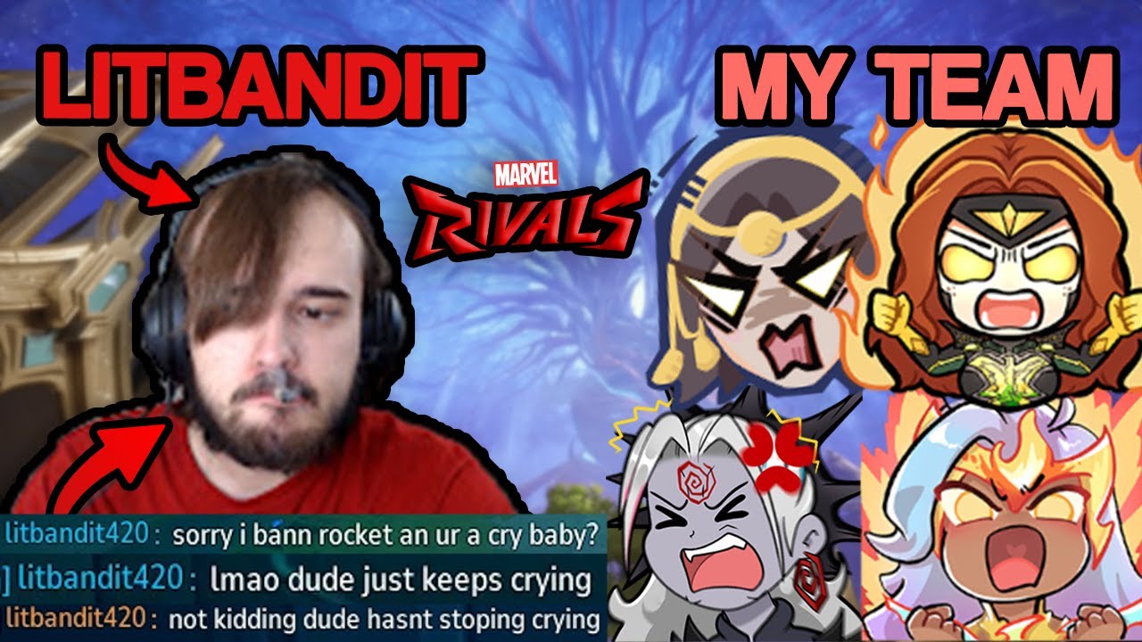 Low Tier Ragebaiter Makes My Team CRASH OUT In Marvel Rivals