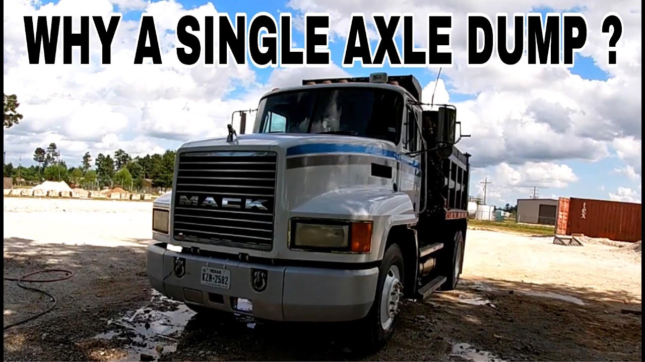 Loud MACK truck / this is why I have a single axle dump truck