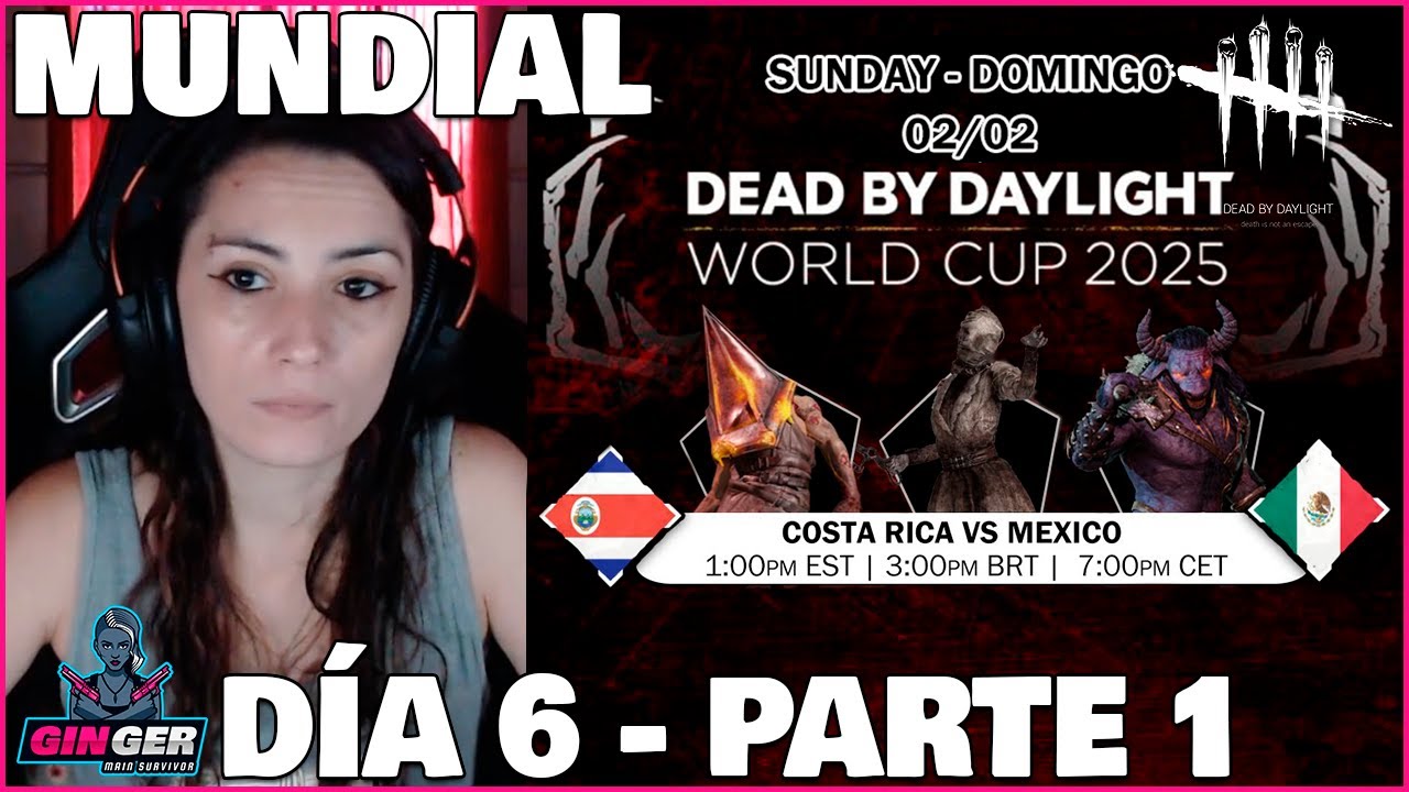 REACCIÓN AL MUNDIAL DBD 2025 DE @ReudigRuediger - COSTA RICA VS MÉXICO - DÍA 6