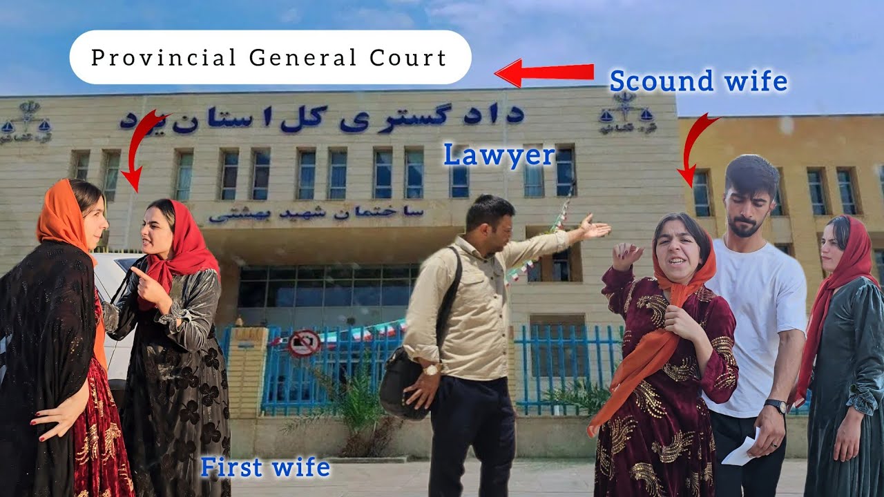 Lawyer and Khadija in court: Attempting to legally separate Ahmad from his evil second wife