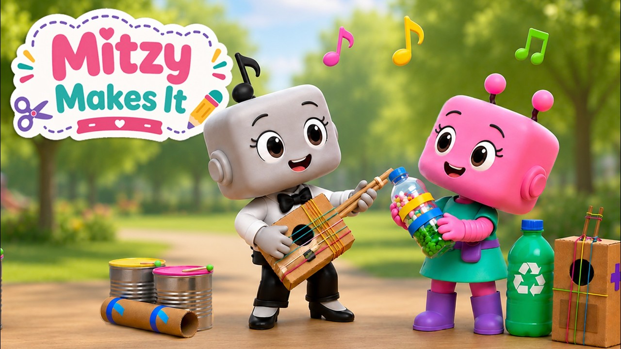 Mitzy Makes It | The Sound of Gigglebury 🎵 | Preschool STEAM Learning & Music Fun for Kids