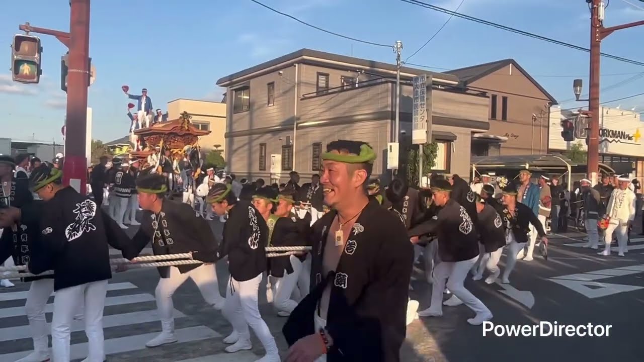 泉大津十二町連合パレード　　　　　ショートコース　2024.10.12