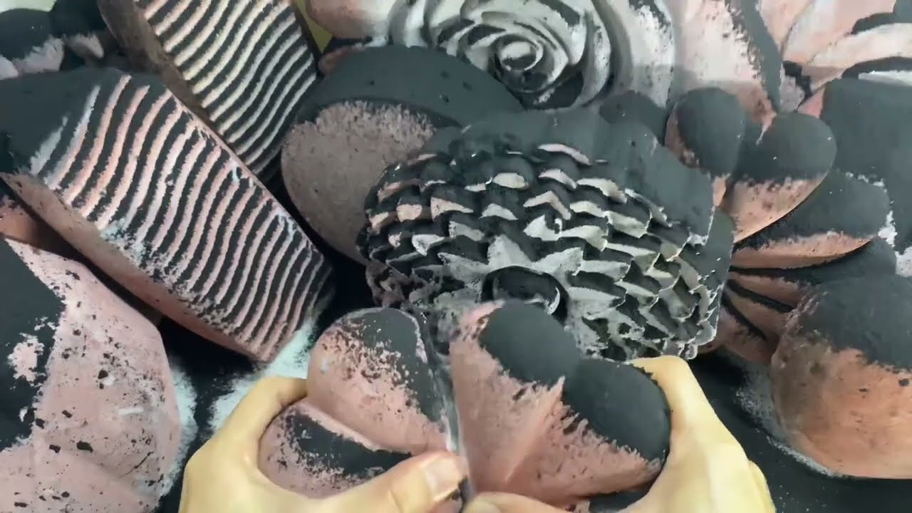 CHARCOAL ON TOP WITH GREY REFORMS ~ ASMR ~ ODDLY SATISFYING ~ ANXIETY RELIEF