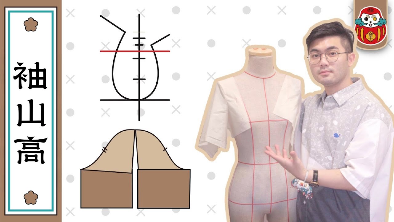 【袖山高】3種袖山高度對服裝的影響？袖山高的簡單好記算法！｜服裝打版教學｜倫敦藝術大學ual｜《從零開始學打版》