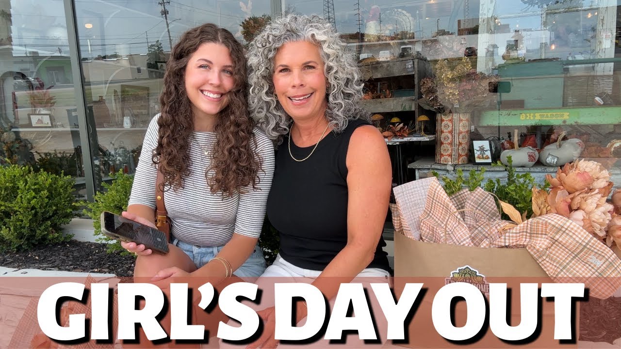 Girls’ Day Vlog 🍂 Just The Two of Us | Lunch & Fall Decor Shopping