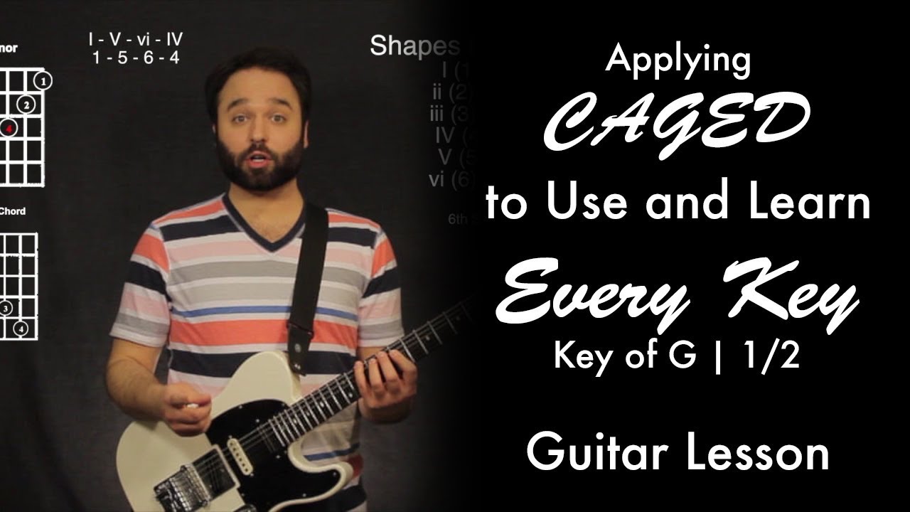 Applying CAGED to Use and Learn Every Key (G | 1/2)