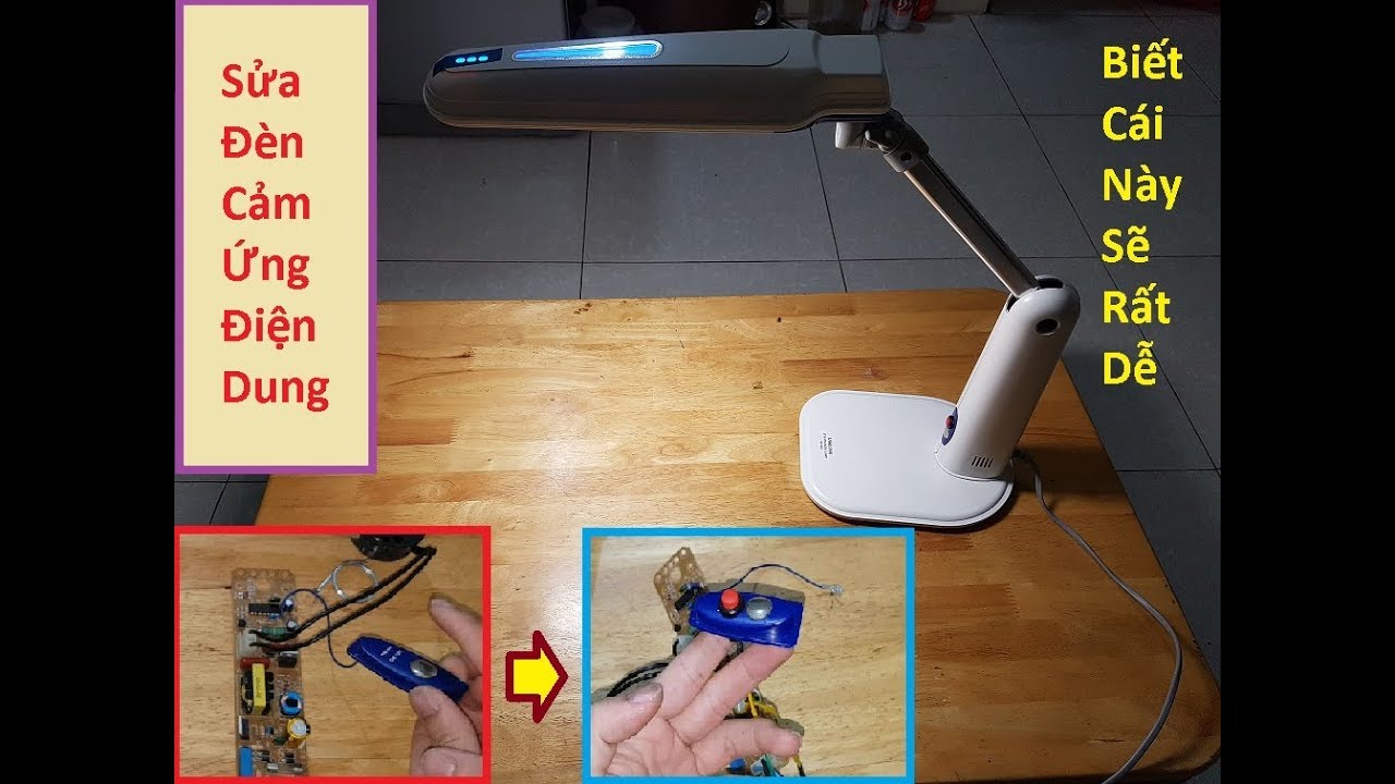 Sửa bóng đèn cảm ứng điện dung - Độ chế lại bóng đèn