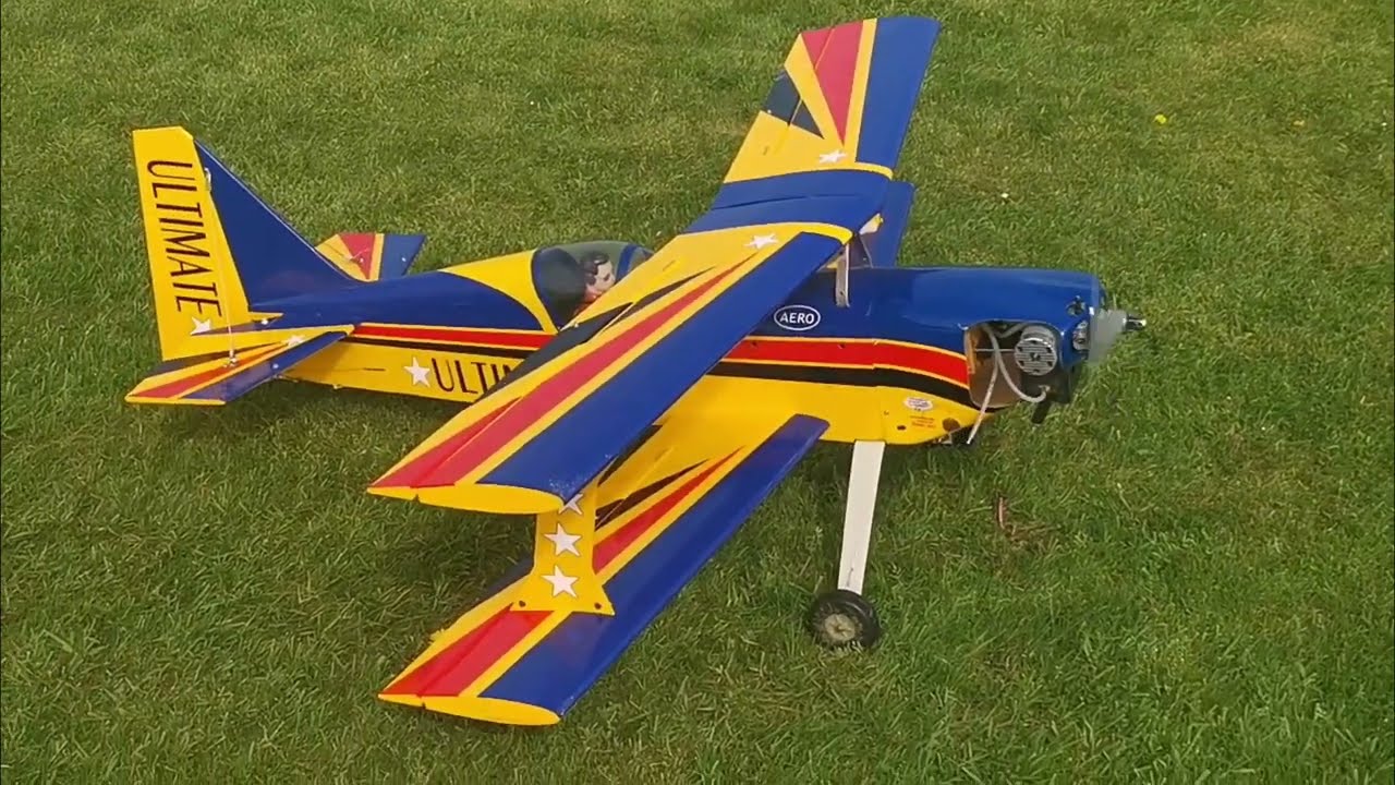 Ultimate RC biplane IC fun.