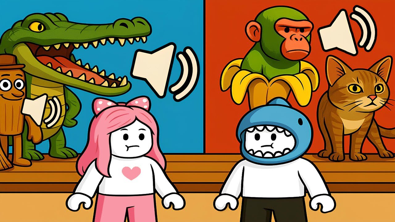 [로블록스] 소리를 듣고 브레인롯 캐릭을 맞춰요!! 퉁퉁퉁 사후르! 트랄랄레로 트랄랄라! (Italian Brainrot Challenge) - 민또 경또 -