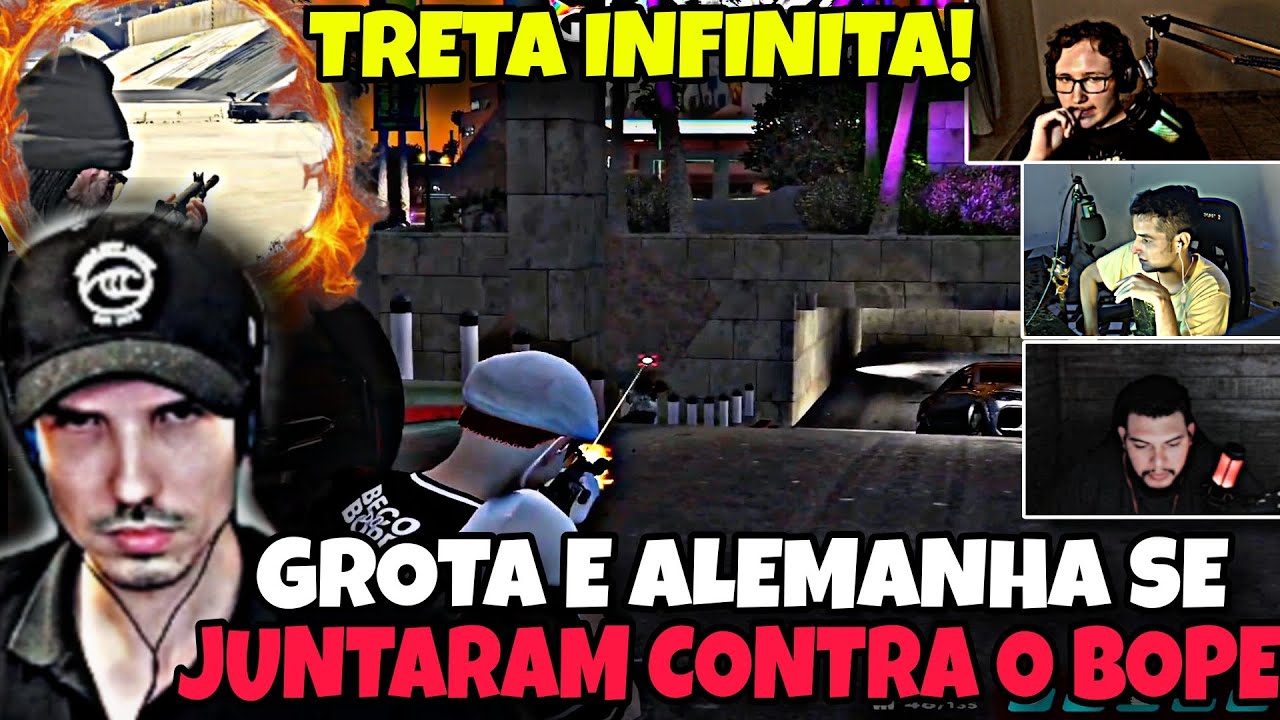 GROTA E ALEMANHA SE JUNTAM CONTRA O BOPE NA CAPITAL! VISÃO DE TODOS! ROLOU FLAME?!😱🔥