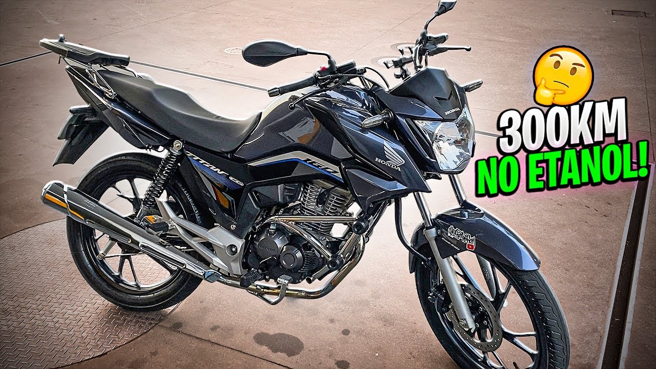 VIAGEM DE TITAN 160 2023 NO ETANOL DEU RUIM!? MAIS DE 300KM 😨