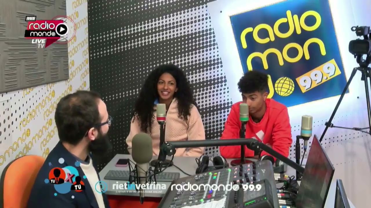 I giovani campioni reatini Erika e Mattia Furlani ospiti di Radiomondo e Rietinvetrina