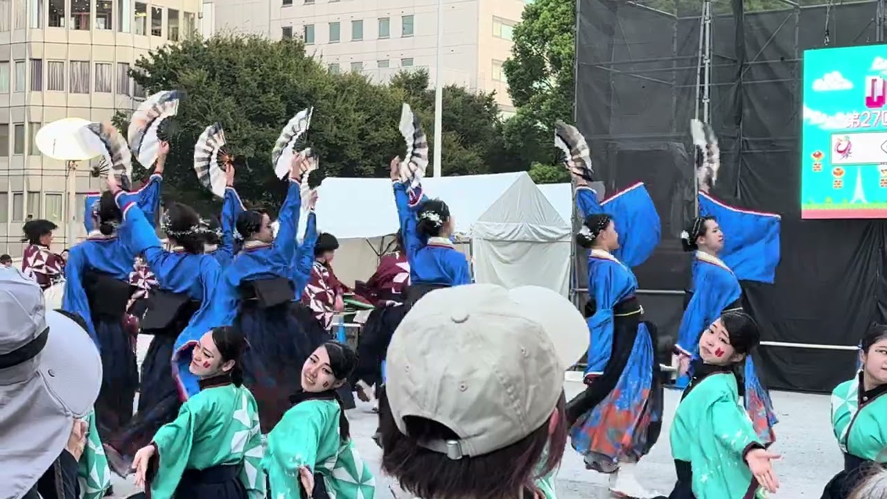 にっぽんど真ん中祭り2025 名古屋大学快踊乱舞24期引退演舞　グルメパーク会場