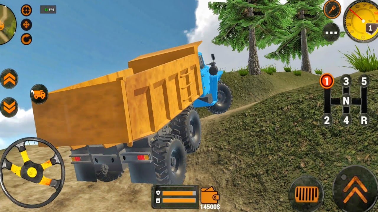 Backhoe Loader JCB Simulator Gameplay - Indian Vehicle Truck JCB Driving - Android Gameplay