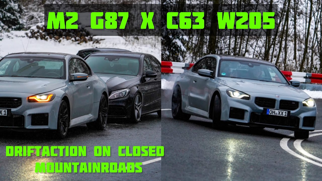 M2 G87 X C63 W205 full send Driftaction in the Mountains