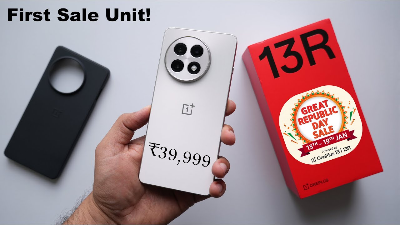 OnePlus 13R Unboxing & Review!🔥 Amazon Republic Day Sale Unit | Comparison with iQOO 12 (HINDI)
