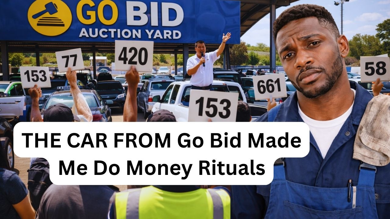 THE CAR FROM Go Bid Made Me Do Money Rituals