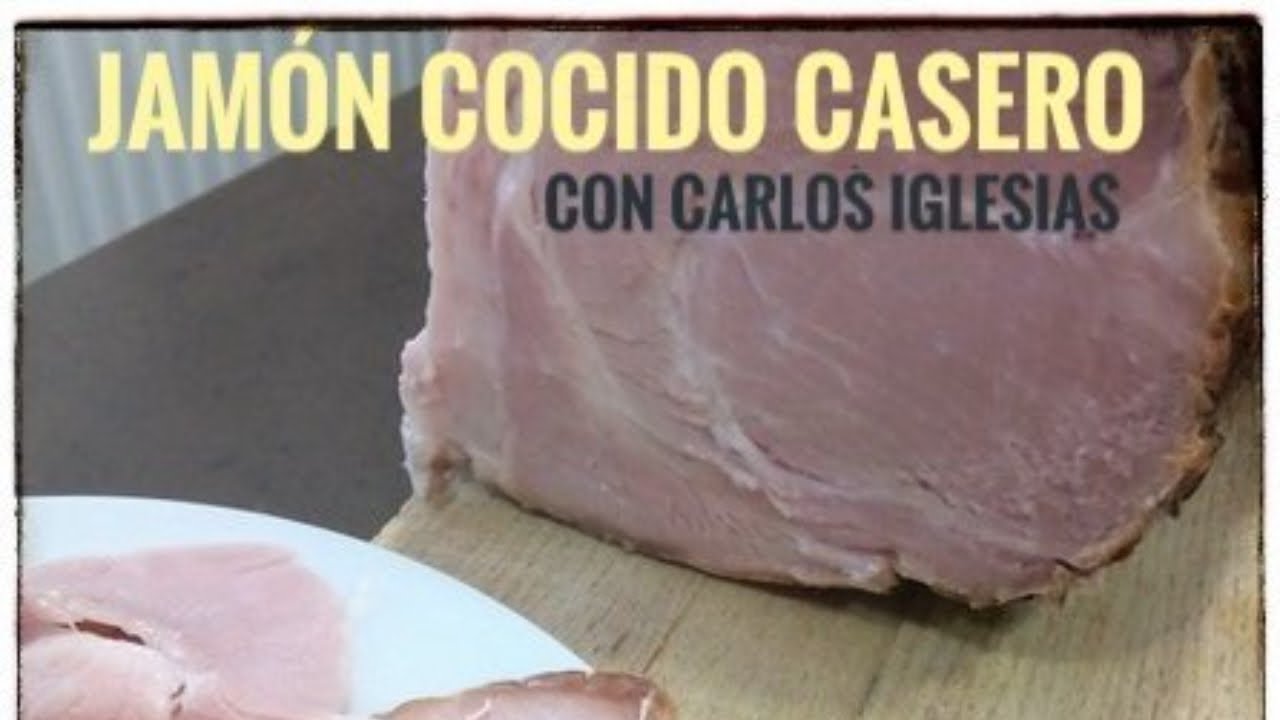 Hacer jamon cocido en casa, facil y rapido. Jamon Curado Cocido a Baja temperatura York