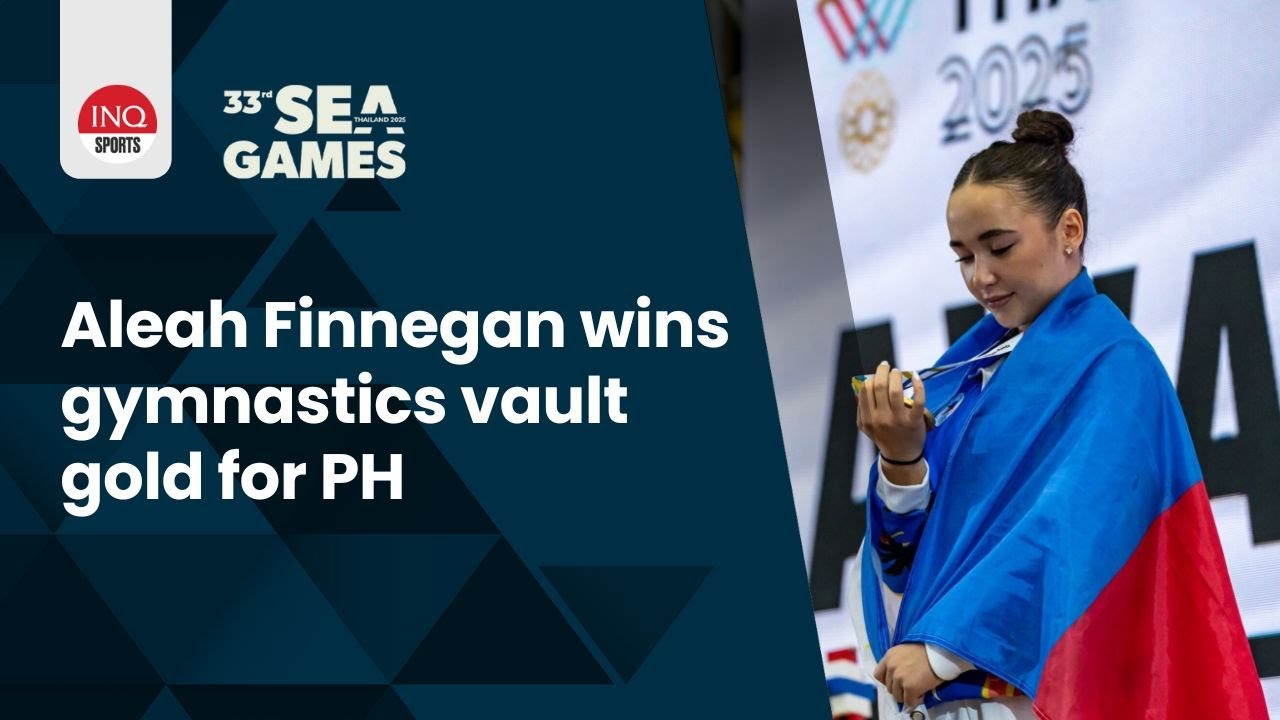 Aleah Finnegan wins gymnastics vault gold for PH