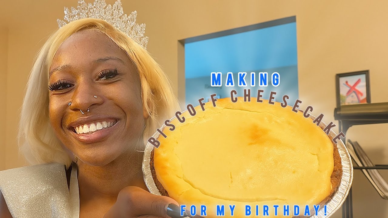 I Made A Biscoff Cheesecake For My Birthday!