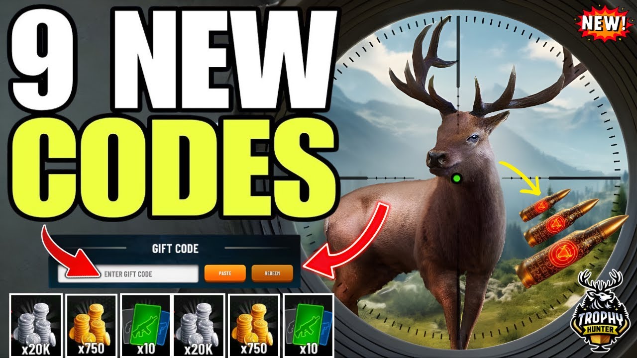 🦌 РАБОЧИЕ КОДЫ 🦌 ПОДАРОЧНЫЕ КОДЫ ДЛЯ TROPHY HUNTER 2026 🎁 КОДЫ ДЛЯ TROPHY HUNTER 🎁 ИГРА TROPHY HU...