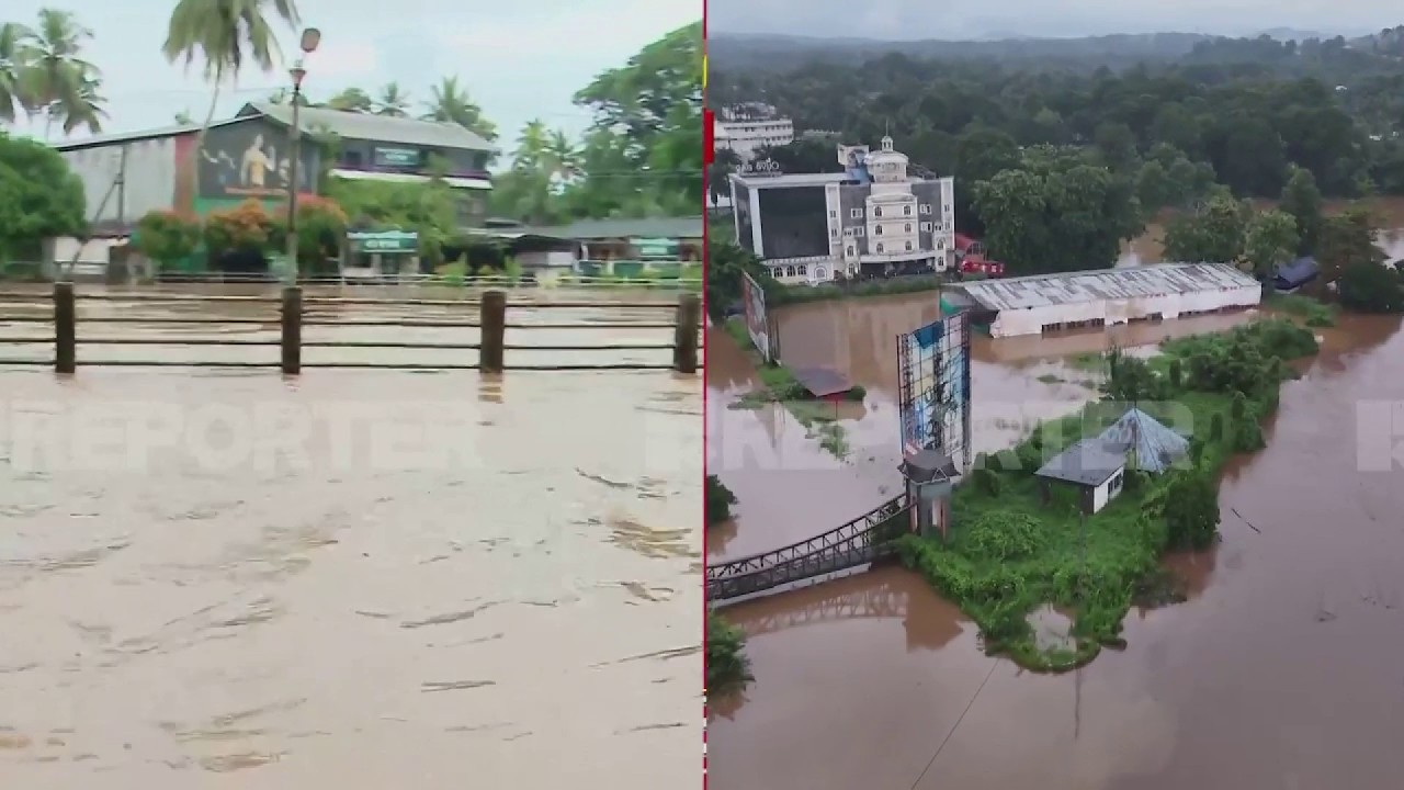 മീനച്ചിലാര്&zwj; കരകവിഞ്ഞു; റോഡില്&zwj; വെള്ളം കയറി ബസ് സ്റ്റാന്റും പരിസരവും മുങ്ങി