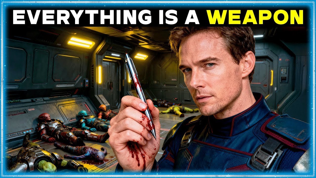 They Gave the Human a Pen to Sign Earth's Surrender… He Used It to Kill The Guards
