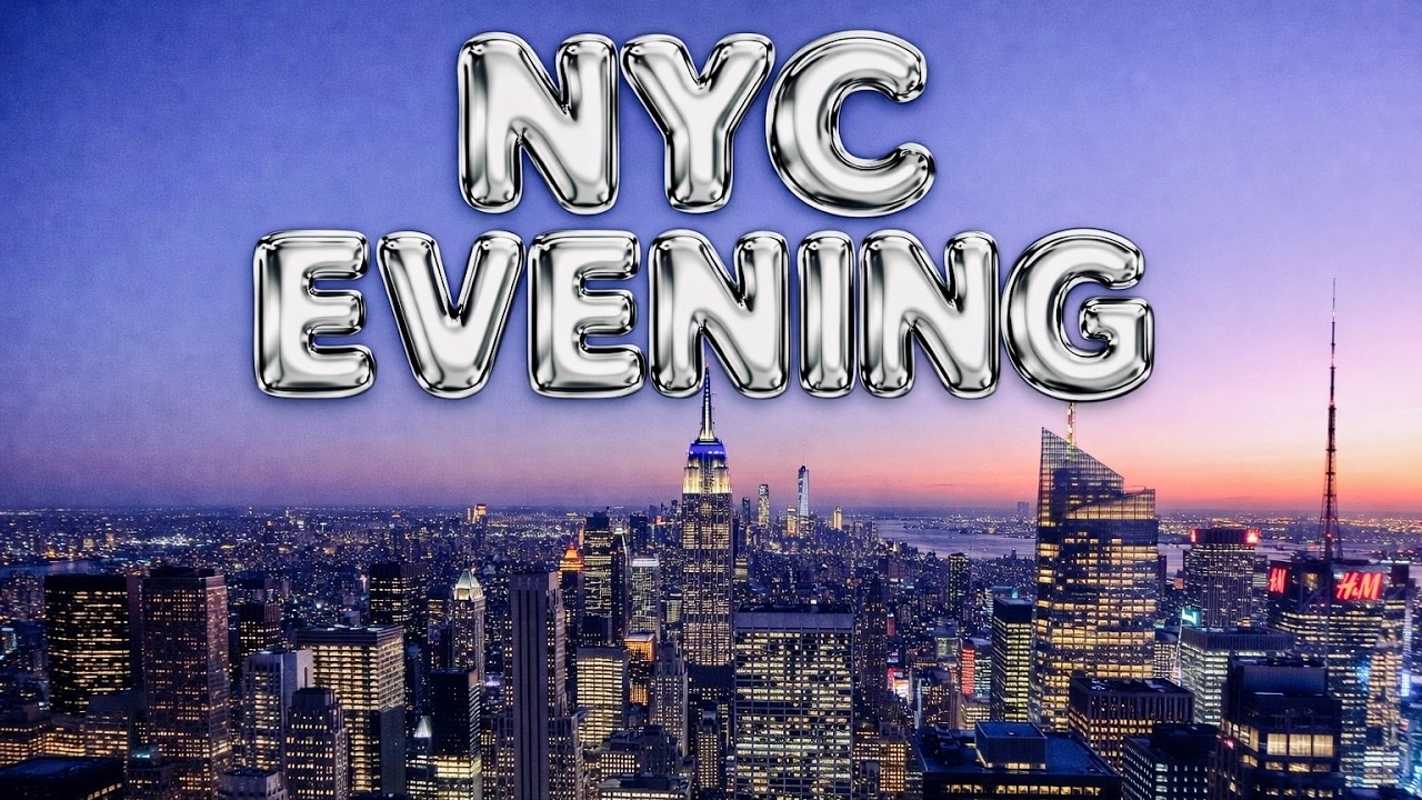 NYC Evening | 4 Hour Relaxing R&B City Lights