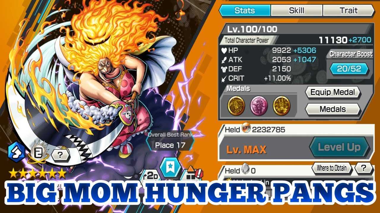 BIG MOM HUNGER PANGS GAMEPLAY | ONE PIECE BOUNTY RUSH | OPBR