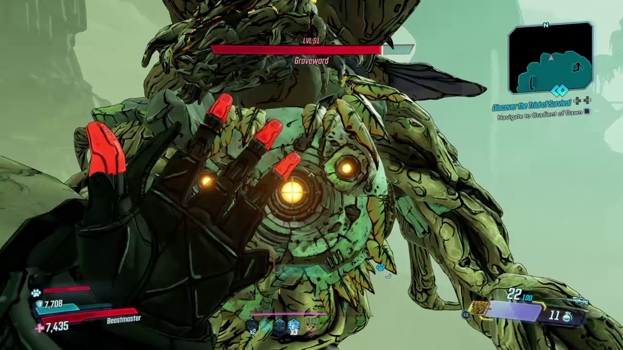 Borderlands 3 - Fl4k one clip boss kill.