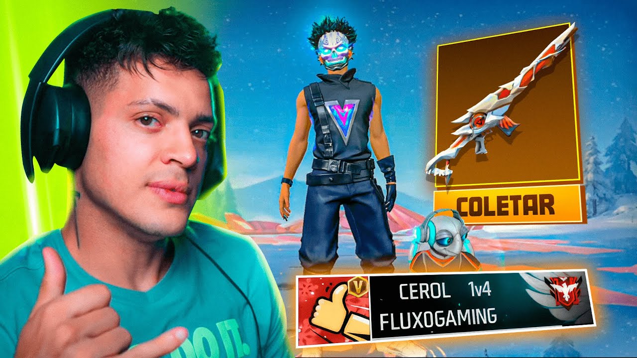 🟢 LIVE DO PEITO HOJE! FF DE CRIA - FREEFIRE AO VIVO CEROL