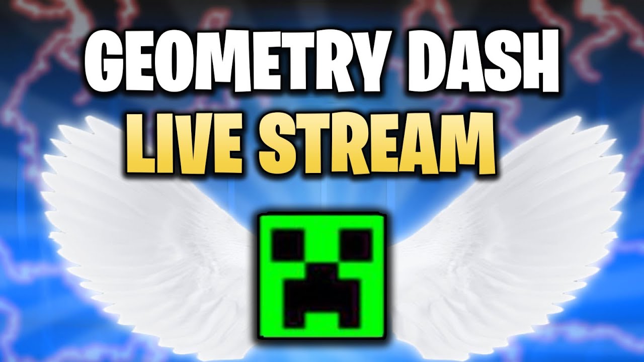 Täs Streamis VEDÄN GEOMETRY DASHIN Loppuun Läpi...