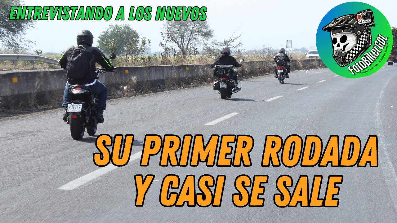 ¡Llevamos a dos pilotos en SU PRIMERA RUTA a la Sierra del Águila! | FotoBikerGDL