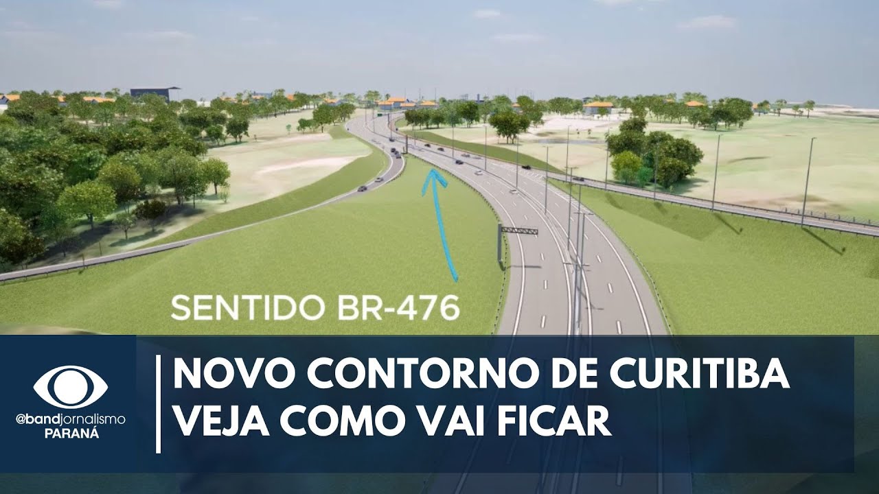 Veja como vai ficar e quando fica pronto o novo Contorno Sul de Curitiba