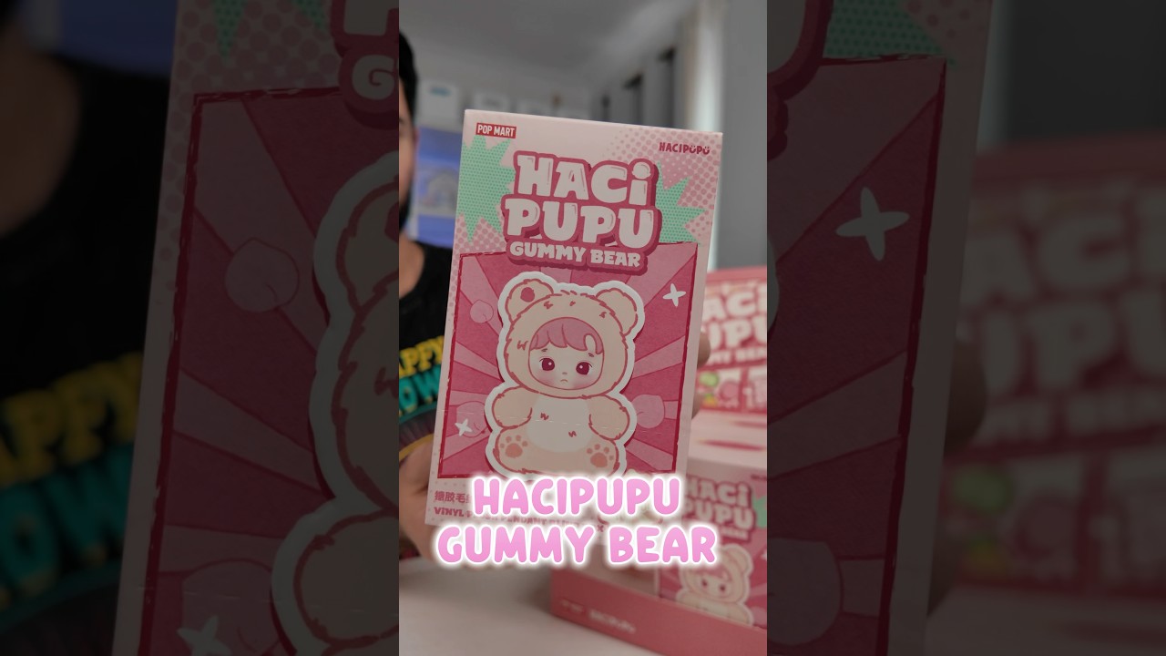 They smell so goooood 😍 Hacipupu Gummy Bear  ​⁠@popboxshop code JAMES15 #blindbox #unboxing