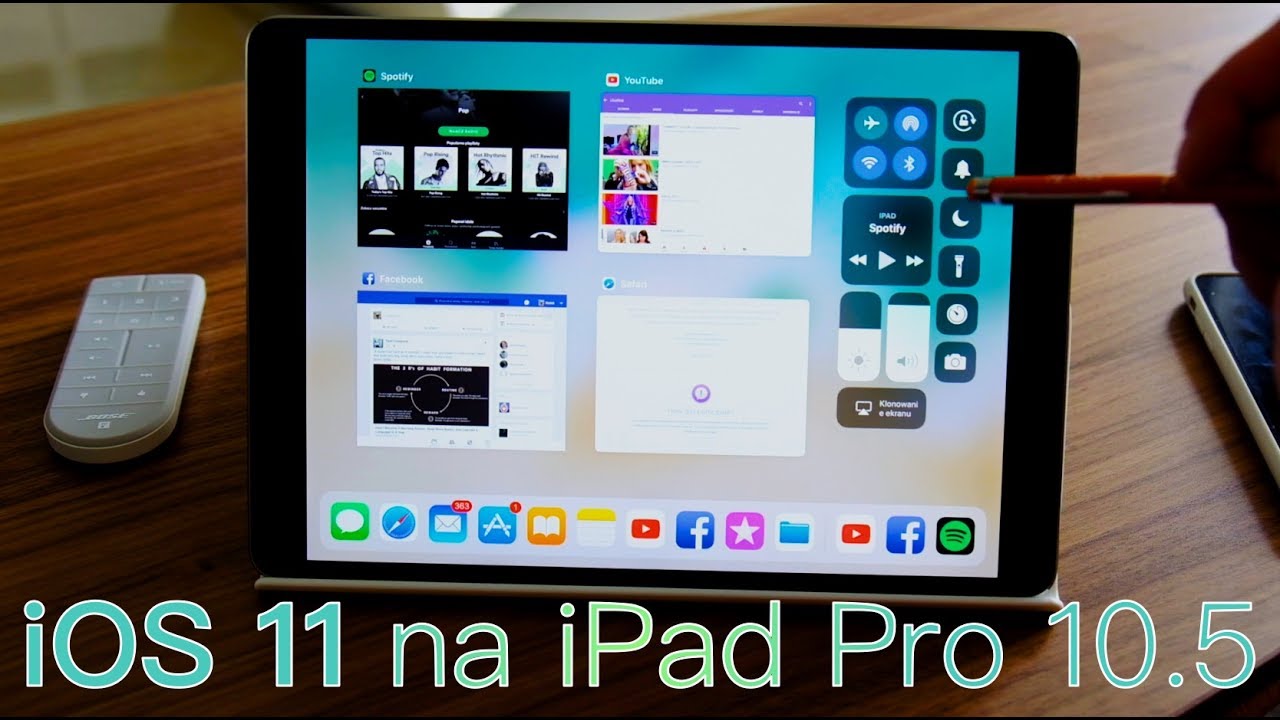 iOS 11 na iPad Pro 10.5 - przegląd nowych funkcji systemu iOS 11