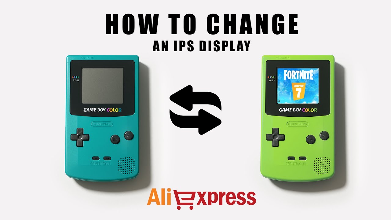 Game Boy Color IPS Mod 🔥 Full Build in Timelapse