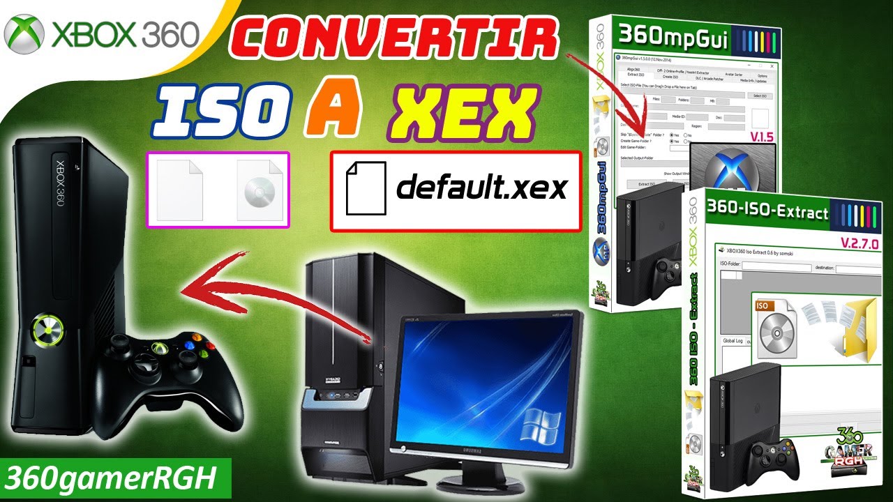 Cómo convertir juego de formato ISO a XEX I XBOX 360 RGH
