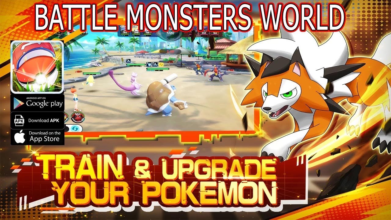 Battle Monsters World Gameplay - Pokemon RPG Game Android APK Download