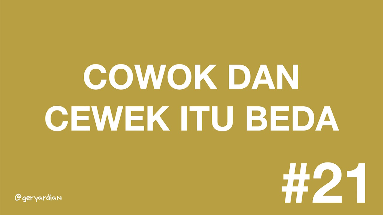 #21 - Kenapa Kita Sering Berantem?