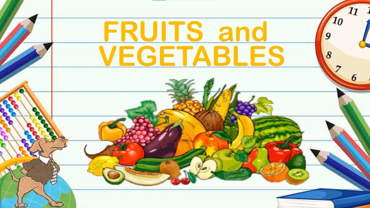 Vamos praticar o vocabulário dos nomes das frutas e legumes em inglês - Fruits and Vegetables