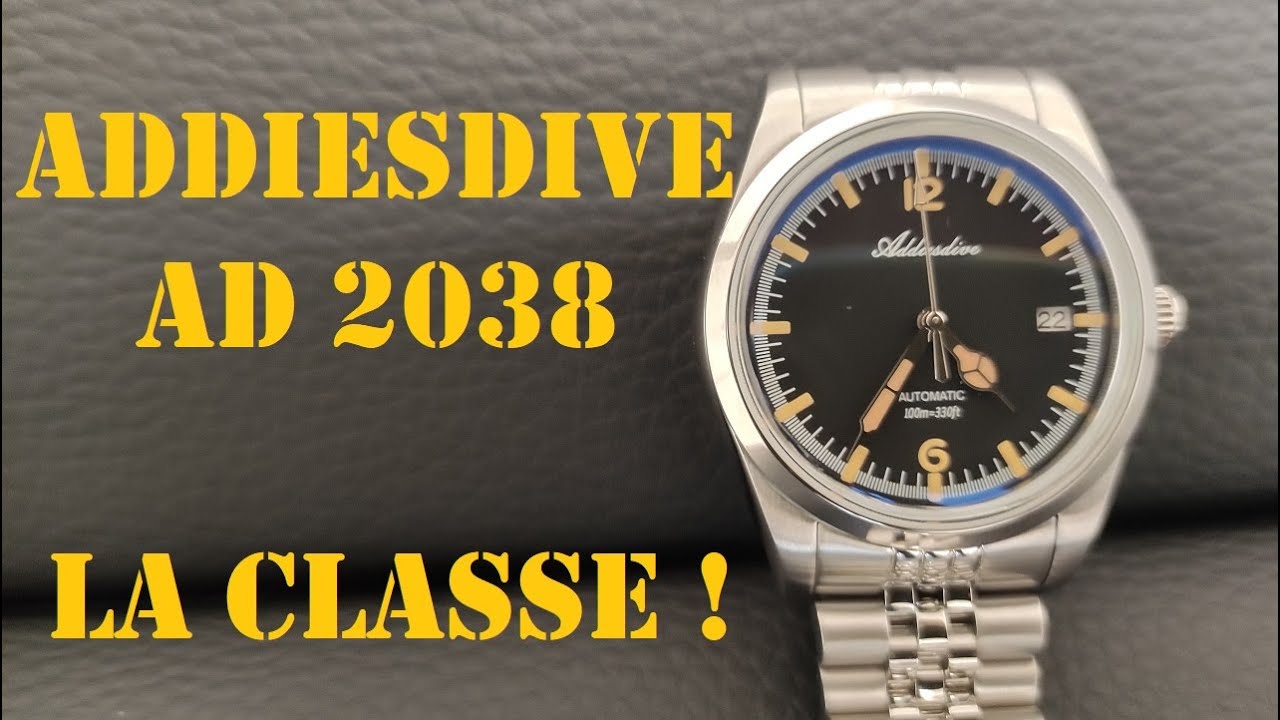 MONTRE AUTOMATIQUE ADDIESDIVE : Qualité et Style à Petit Prix ( ref. AD 2038 )