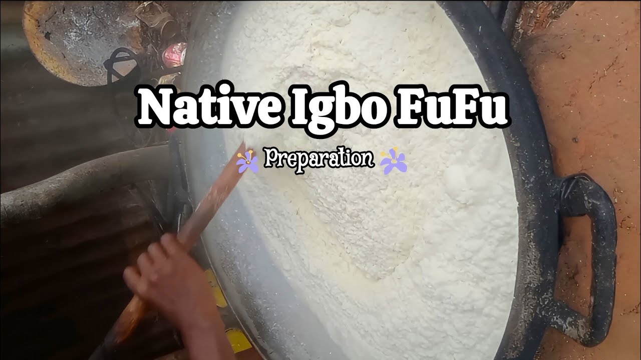 How to make Igbo FuFu   #fufu #feed #food #cookingchannel #fufumukbank #igbo #nativefood #youtube 