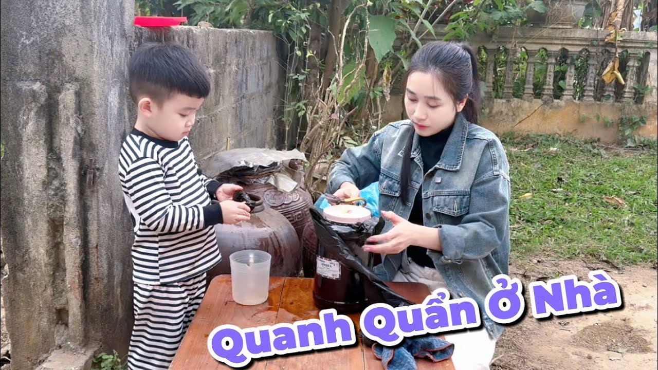 Mẩy Thuỳ Ở Nh&agrave; Dọn Dẹp Lại Chỗ Sấy Thịt Lợn Đen, Cuộc Sống Ở Qu&ecirc; Mộc Mạc V&agrave; D&acirc;n D&atilde; - Mẩy Thuỳ