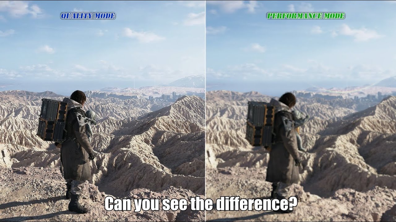 DEATH STRANDING 2 | Base PS5 | Quality vs Performance Mode | Graphics Comparison