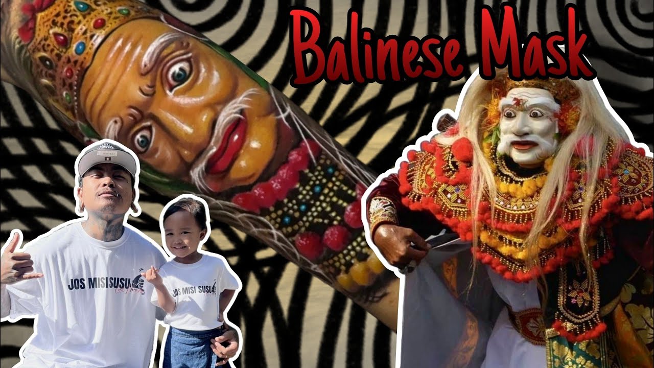 Balinese Mask Tattoo (TOPENG TUA) | Lolit Made
