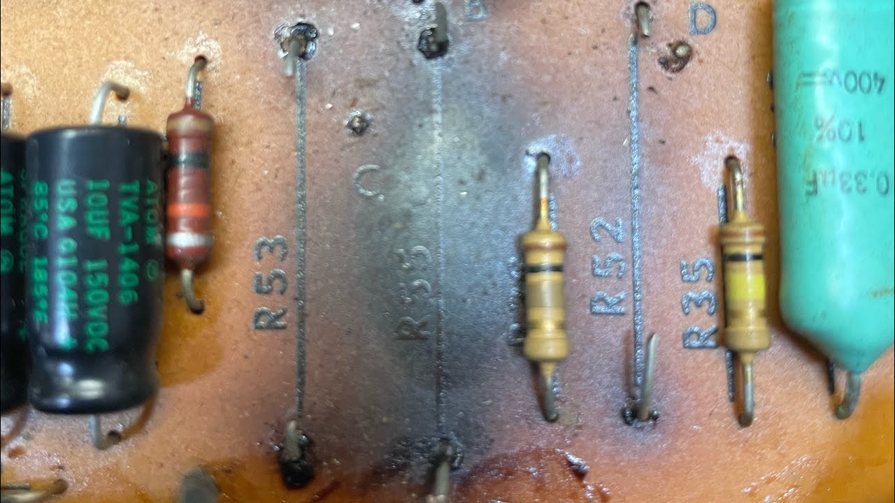 Resistor Talk. Burnt resistors