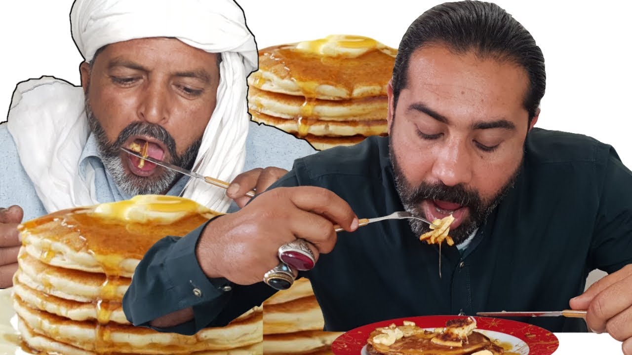 Tribal People Try Pancakes First Time | Villagers Eat American Pancakes | Tribal Actz
